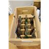 Image 1 : WOOD CRATE OF VINTAGE BOTTLES
