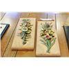 Image 2 : LOT OF SIX EASTERN FLOWER PLAQUES