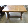 Image 1 : OAK DRAWLEAF DINING TABLE