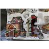 Image 3 : LARGE PORCELAIN CHRISTMAS VILLAGE SET