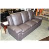 Image 3 : BRAND NEW ASHLEY BROWN LEATHER SOFA AND LOVESEAT MODERN DESIGN RETAIL $1499