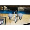 Image 1 : TRIPLE LIGHT CHANDELIER WITH LED LIGHTS