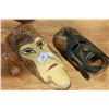 Image 2 : TWO WOOD CARVED MASKS