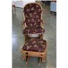 Image 1 : SHERMAG PLATFORM ROCKER WITH OTTOMAN