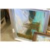 Image 2 : TWO FRAMED AND SIGNED OIL ON CANVAS AND PRINT