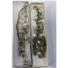 Image 1 : TWO TRAYS OF SILVER TONE JEWELLRY