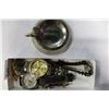 Image 1 : MENS WATCHES AND PINS AND COIN DISH