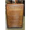 Image 1 : ANTIQUE WATERFALL HIGHBOY