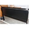 Image 4 : NEW KINGSIZE AVENZA BLACK MODERN SLEIGHBED, SOLID WOOD CONSTRUCTION, RETAIL $1499