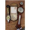Image 1 : TWO BAROMETERS AND WIRELESS TELEPHINE ANSWERING SYSTEM AND WODDEN ITEMS