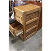 Image 2 : REPRODUCTION OAK 3 DRAWER FILE CABINET