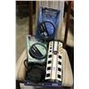 Image 1 : LOT OF MONSTER AUDIO CABLES POWER BAR AND STROBE LIGHT