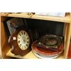 Image 1 : SHELF LOT OF ESTATE DECORATIVE PICTURES CLOCK ETC