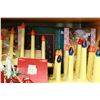 Image 2 : LOT OF CHRISTMAS ITEMS: LIGHTS, ELECTONIC CANDLES ETC.