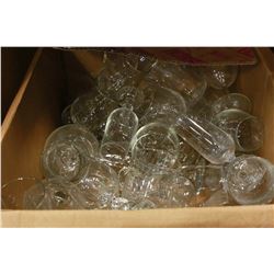 BOX OF ESTATE STEMWARE