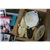 Image 3 : TWO BOXES OF SKATES AND TOYS ETC