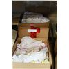 Image 1 : TWO BOXES OF DOILIES AND LINENS