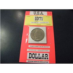 1971 DWIGHT D. EINSENHOWER HISTORIC COLLECTIBLE DOLLAR COIN