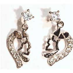 Sterling Silver Cubic Zirconia Earrings