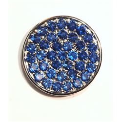 Sterling Silver Rhoduim Plated Cubic Zirconia Pendant