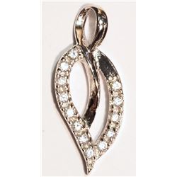 Sterling Silver Cubic Zirconia Pendant