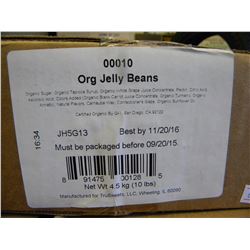 10 LB BOX OF ORGANIC JELLY BEANS