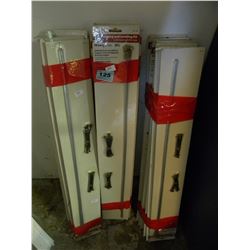 3 BUNDLES OF 16 GAUGE HANGING/LEVELING KITS & SCREEN