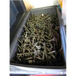 TOOLBOX WITH 2" SCREWS...