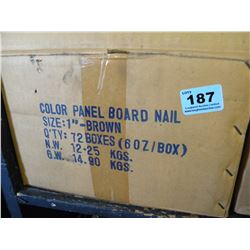 BOX OF PANEL BOARD NAILS