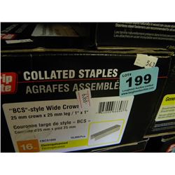 BOX OF GRIP RITE COALLATED STAPLES