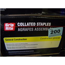 BOX OF GRIP RITE COALLATED STAPLES