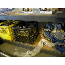 2 CRATES OF MISC & LOT OF COIL NAILS