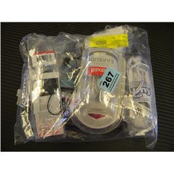 BAG OF EAR BUD HEADPHONES