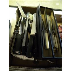 LARGE LOT OF KNIVES & CUTTLERY