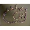 Image 1 : SILVER AMETHYST NECKLACE/BRACELET & EARRING SET