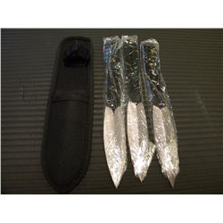 SET OF 3 THROWING KNIVES