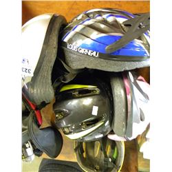 LOT OF 5 BIKE HELMETS