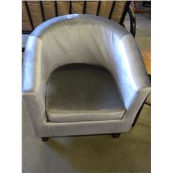 MICROFIBER GREY CHAIR