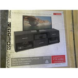 BLACK 3 DRAWER 60" TV STAND NEW IN BOX