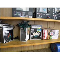 5 BOXES OF MISC CHRISTMAS LIGHTS