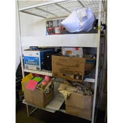 3 SHELVES OF MISC