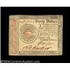 Image 1 : Continental Currency January 14, 1779 $20 Very Fine.