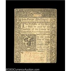 Connecticut May 10, 1775 40s About New.