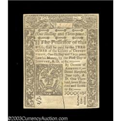 Connecticut June 19, 1776 1s3d Very Choice New.