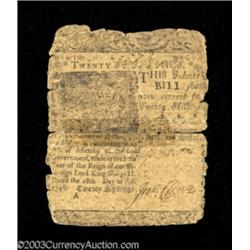 Delaware February 28, 1746 20s Fine.