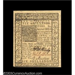 Delaware January 1 1776 6s Gem New.