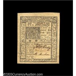 Delaware January 1 1776 10s Choice About New.