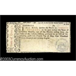 Georgia May 4, 1778 $20.