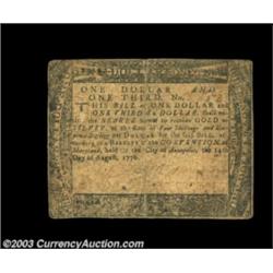 Maryland August 14, 1776 Grouping.