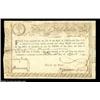 Image 1 : Massachusetts January 1780 Treasury Certificate Extremely Fine.